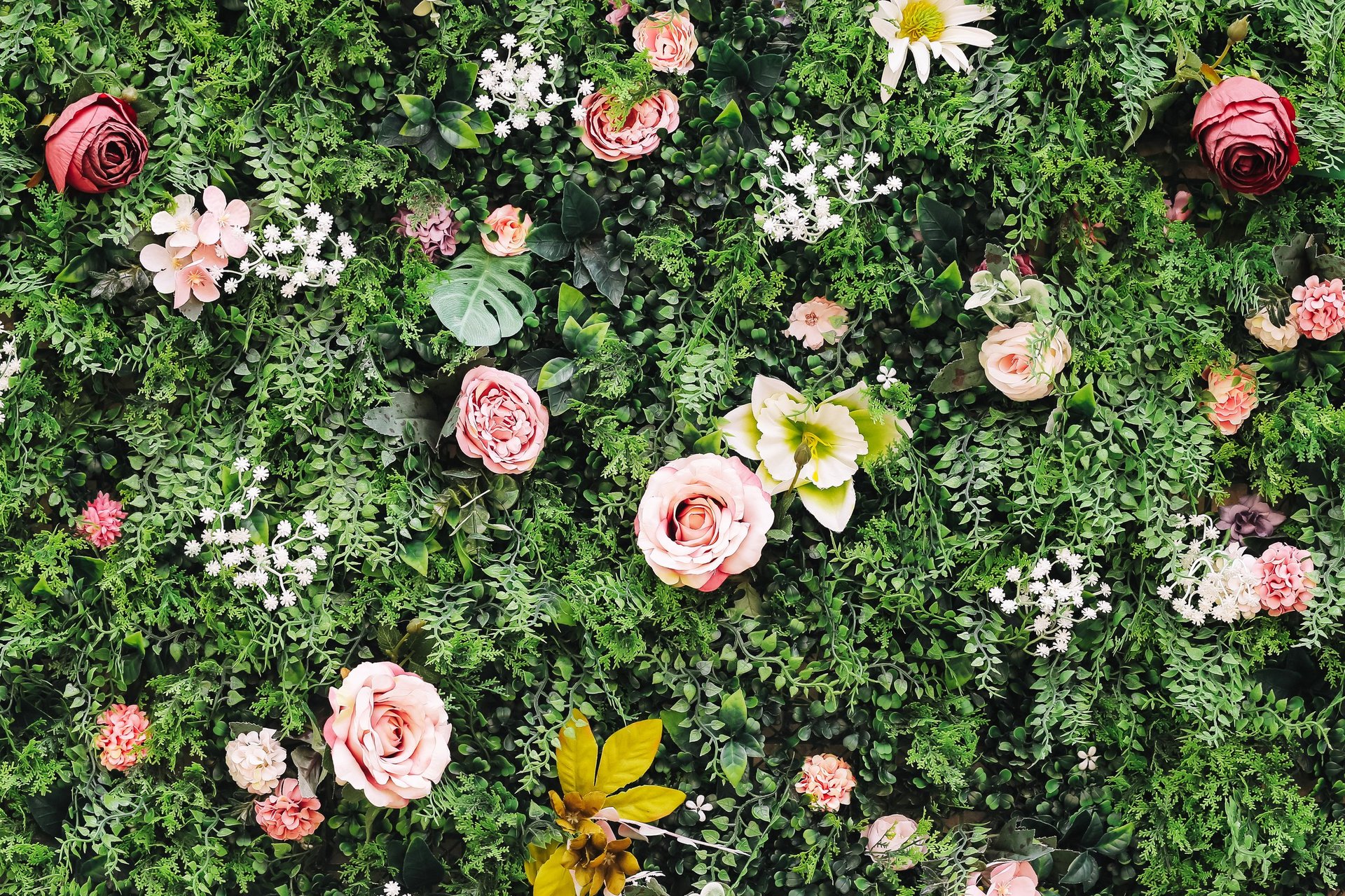 Luxury artificial flowers and event decorations